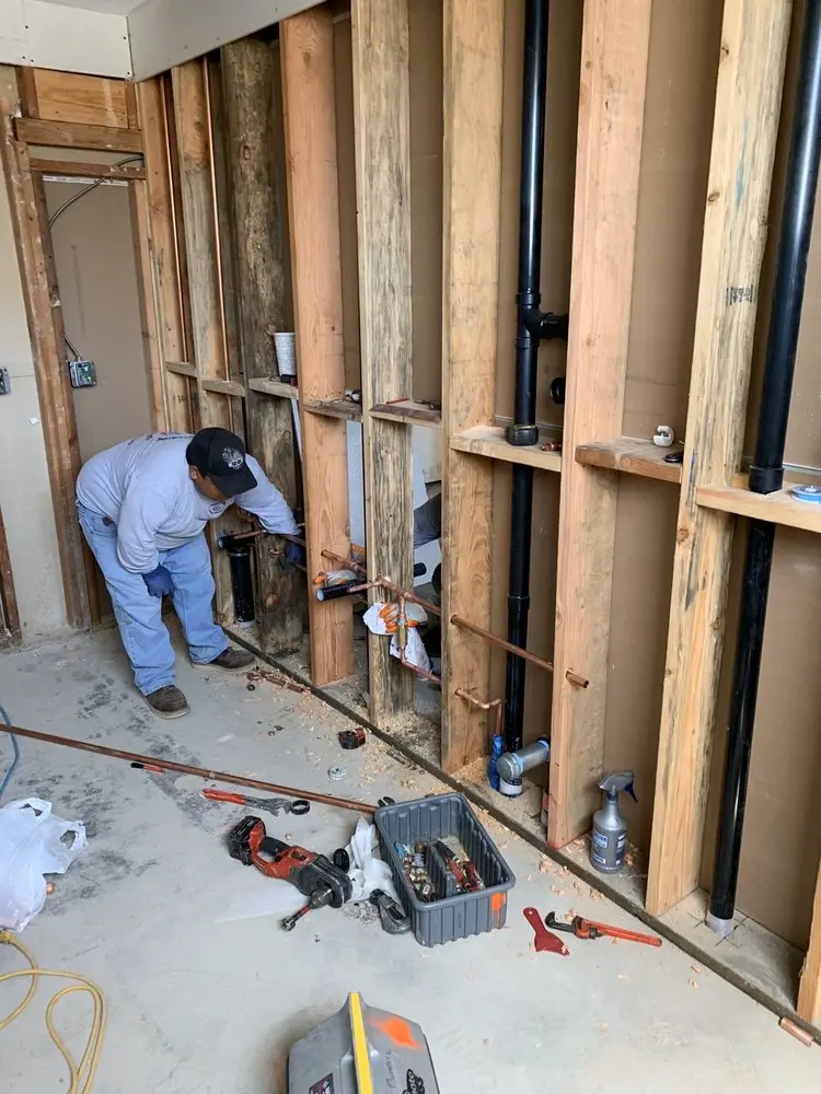 Commercial rough-in plumbing for Commercial Plumbing in Cochranville